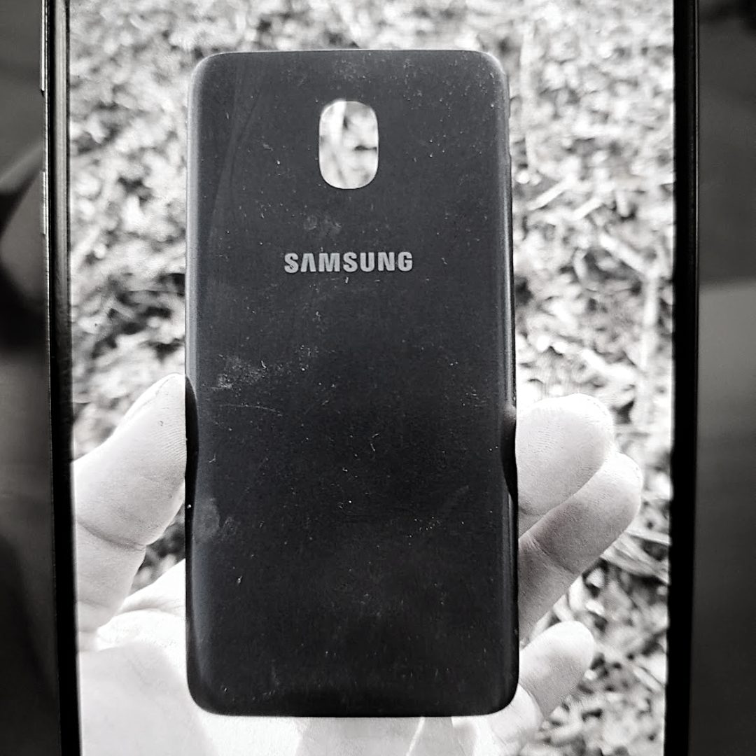 THE BACK OF BRITTANY'S SAMSUNG GALAXY PHONE